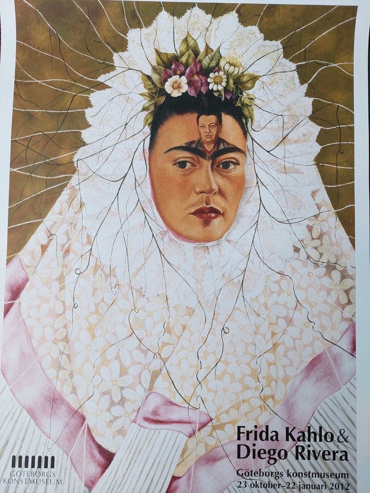 Frida Kahlo, Exhibition poster, 2012 / Göteborgs konstmuseum, Sweden