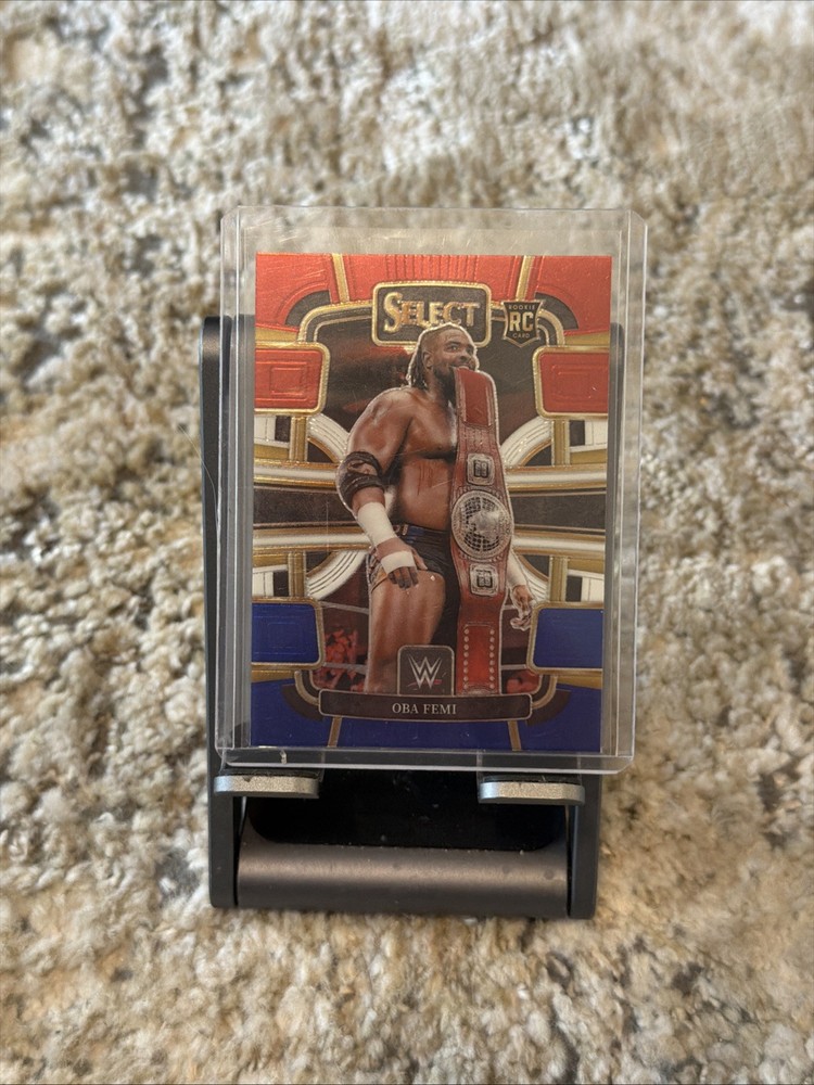 Oba Femi 2024 Panini Select WWE CONCOURSE RED BLUE PRIZM Rookie #38 NXT