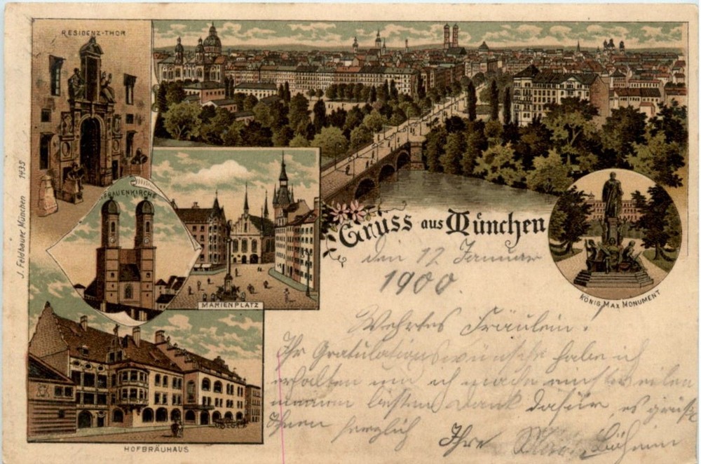 Greetings from Munich - Litho -224584