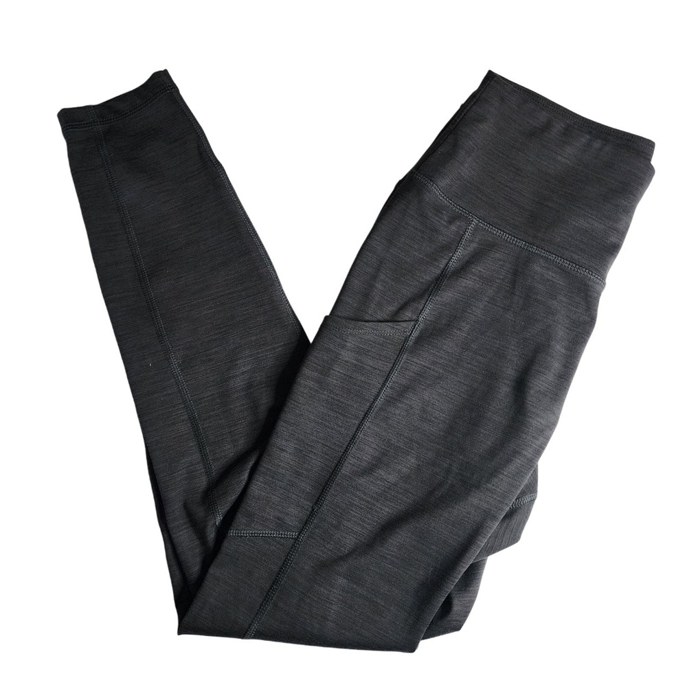 American Eagle Everything Pocket Legging Curvy Medium Gray High Rise Athletic