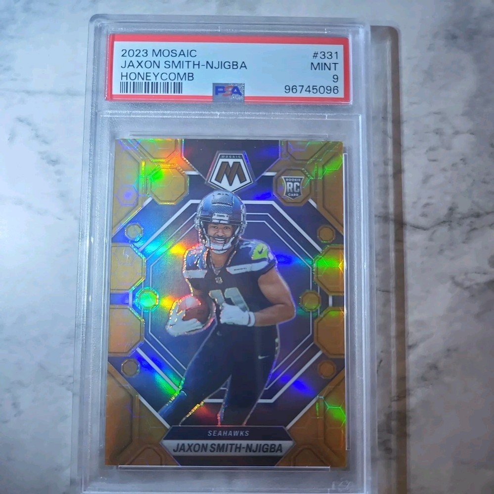 2023 mosaic honeycomb PSA 9 mint🔥 JAXON SMITH-NJIGBA