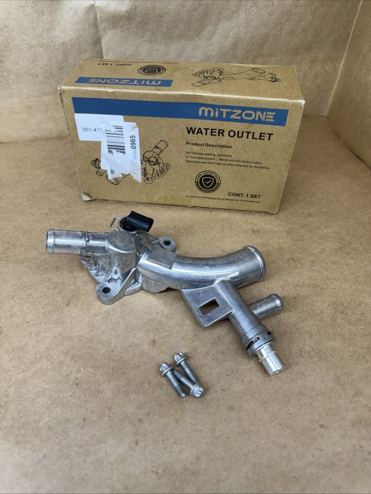 Mitzone Upgraded Aluminum Coolant Housing Water Outlet Chevy Cruze Sonic Trax