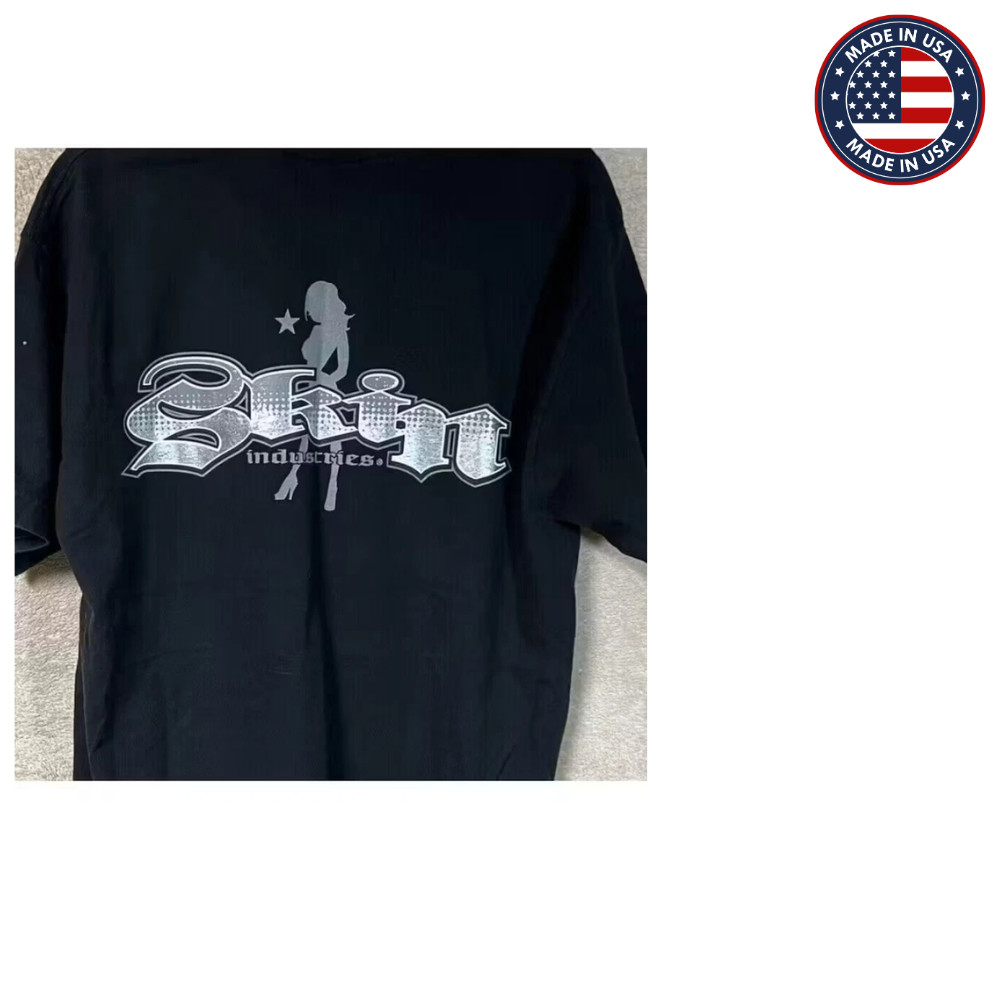 Skin Industries Y2K, 2 Sided, Vintage Graphic 100% Cotton Shirt S-5XL Reprint