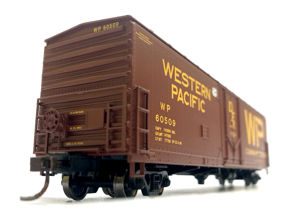 Athearn 91268 – HO Scale Western Pacific 50' PD Youngstown Boxcar #60509 NEW