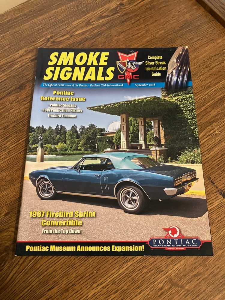 *Vintage Back Issue of Smoke Signals Magazine September 2018