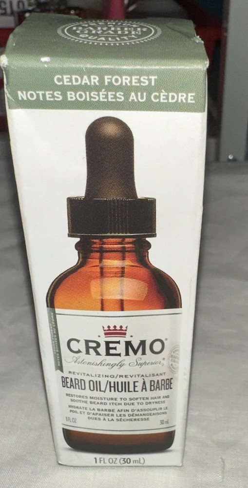 Cremo Beard Oil Forest Blend 1 Ounce U13a