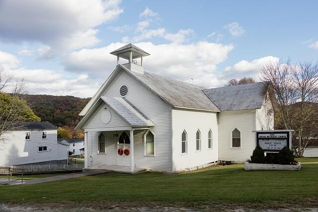 Cass West Virginia 2015 United Methodist Church Cass Scenic Railroad State Park