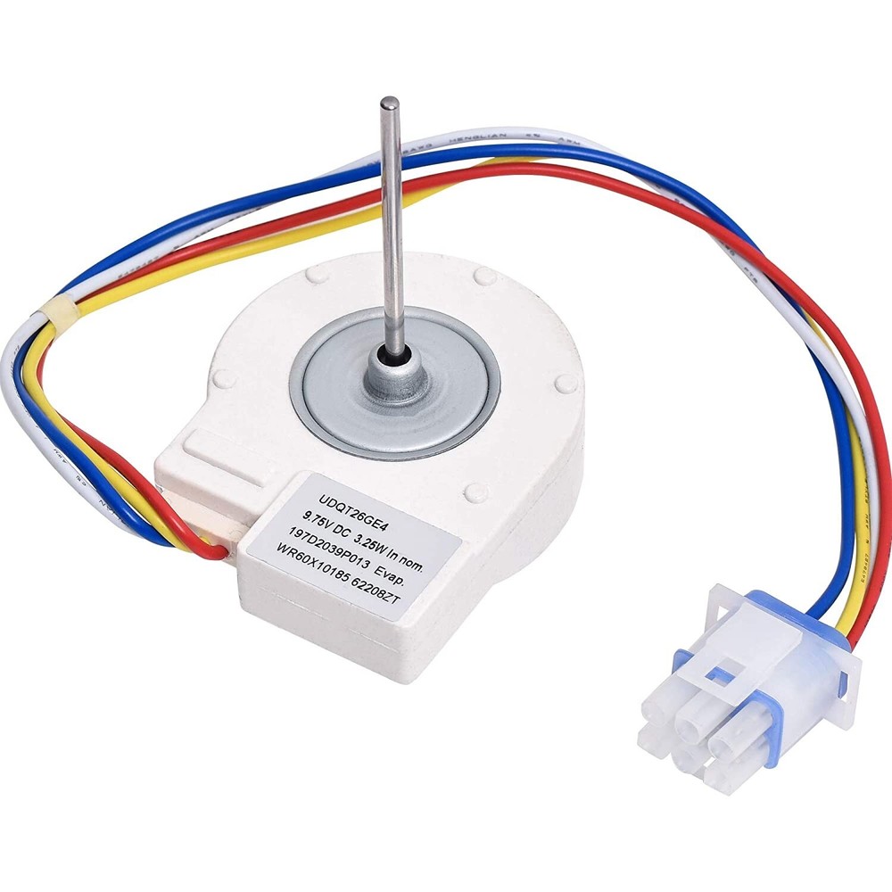 GE Refrigerator Evaporator Fan Motor WR60X10185 Replacement Part