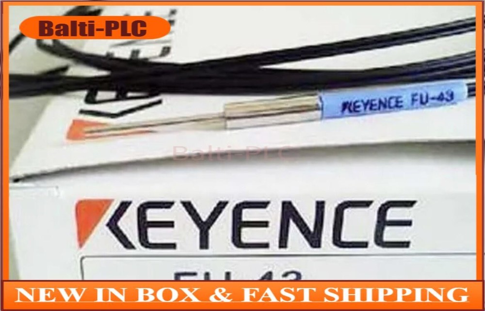 Keyence FU-43 Fiber Optic Sensor Reflective FU43 New  US Free TAX
