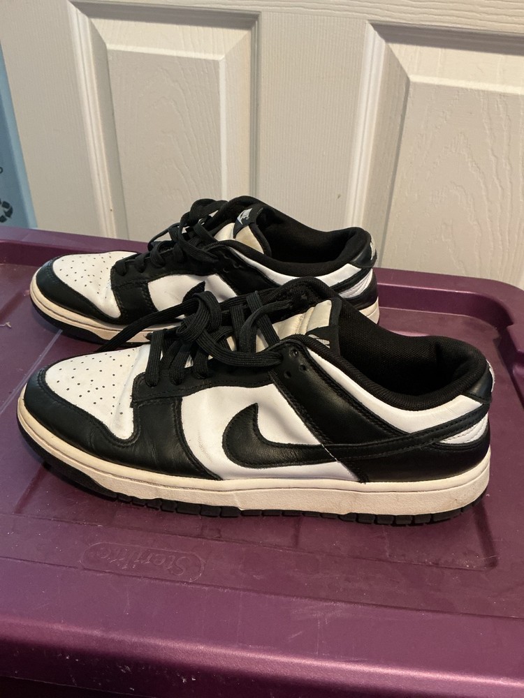 Size 9.5 - Nike Dunk Low Black White W
