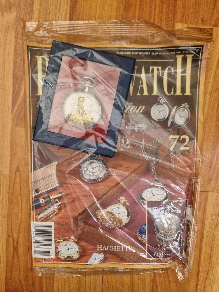 HACHETTE CLASSIC POCKET WATCH COLLECTION - COLORADO 1850S STYLE WATCH #72 + MAG