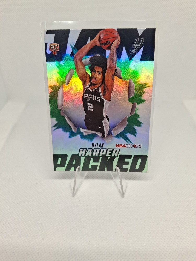 2025-26 NBA Hoops Dylan Harper Jam Packed Green Parallel #JP-12 RC