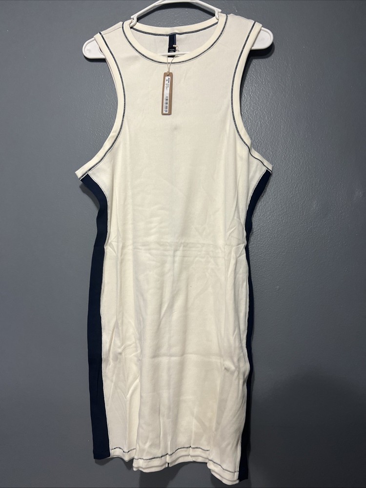 Skims Cotton Rib Tank Dress Size 4X Marble