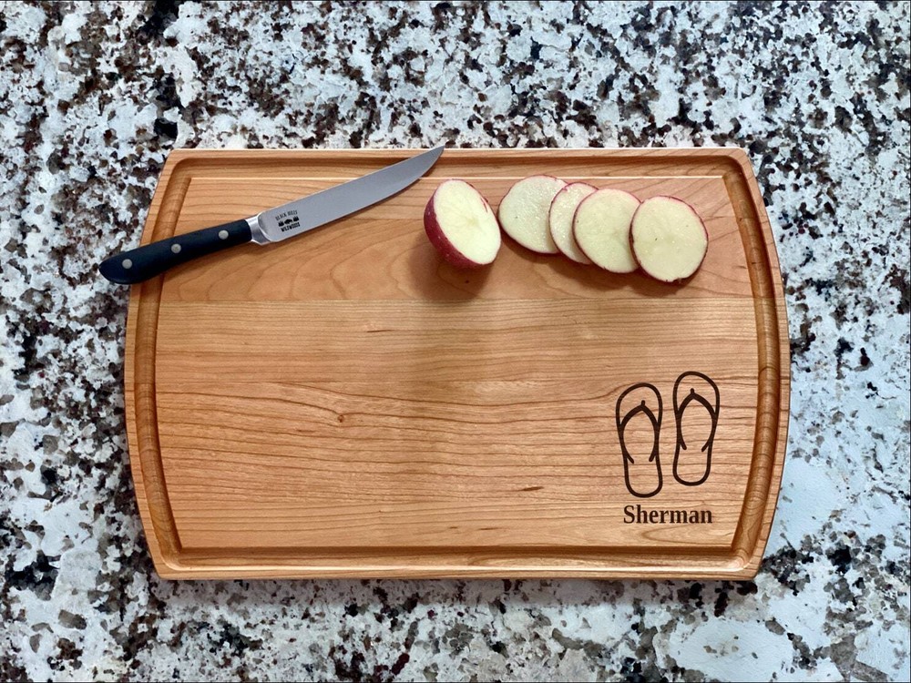 Flip Flops Cutting Board | Thongs Charcuterie Board | Custom Serving Tray |