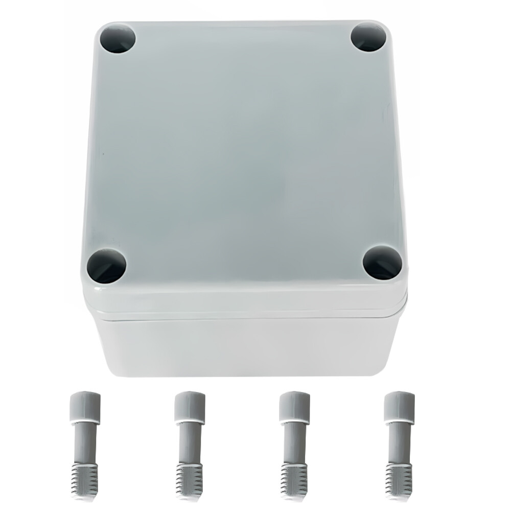 Waterproof Electrical Box Outdoor ABS Project Enclosure Rustpoorf Nylon Screws-image