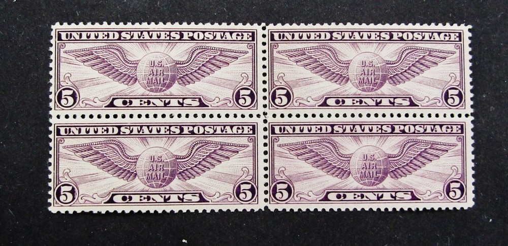 nystamps US Air Mail Block Stamp # C12 Mint OG NH/H Block 4 N22x2288
