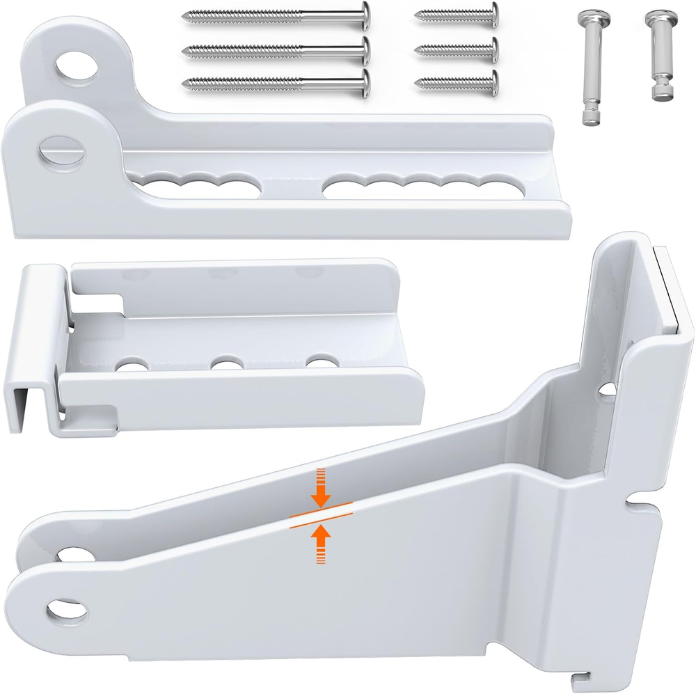 Reinforced Storm Door Closer Bracket Kit Compatible with Andersen, Emco, Larson,