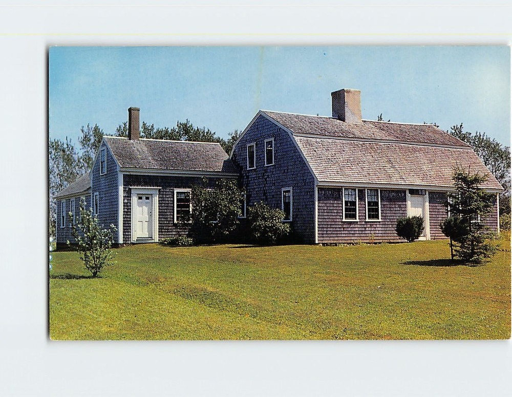 Postcard Old Atwood Homestead Chatham Cape Cod Massachusetts USA