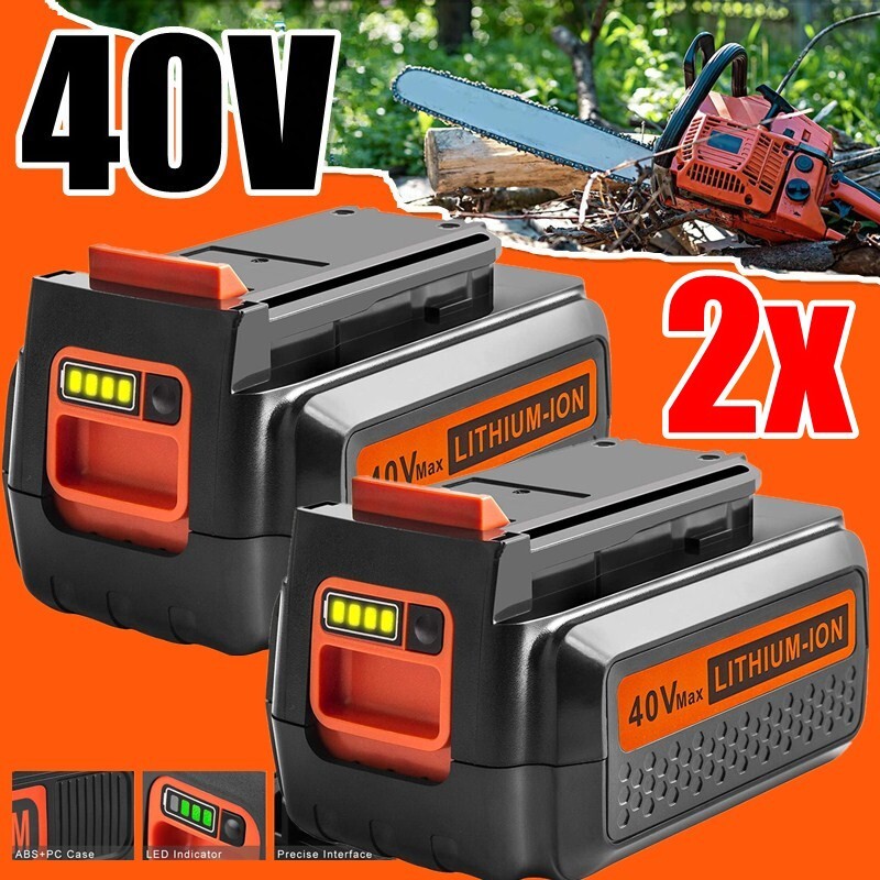 40V Black Decker 2.0Ah Max Lithium Ion Battery LBX36 LBX2040 LBXR36 Compatible
