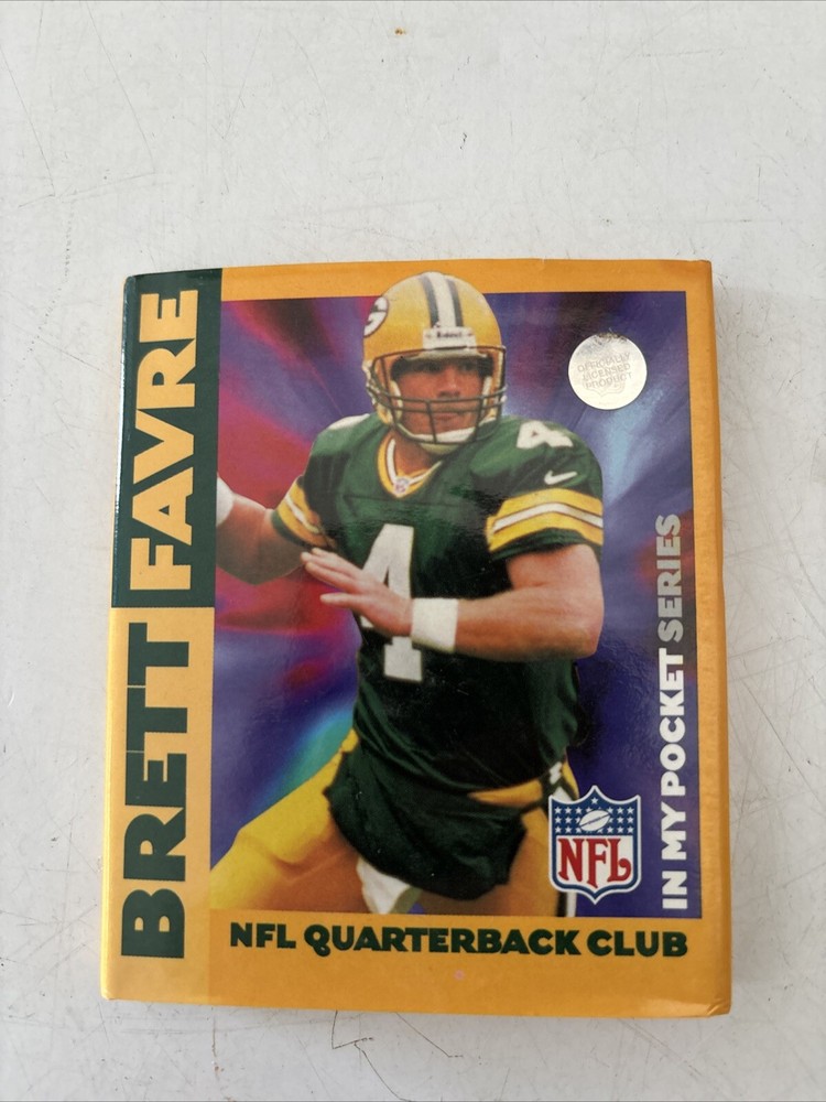 Brett Favre Mini Book Collectable Green Bay Packers In My Pocket Series Nfl 1998