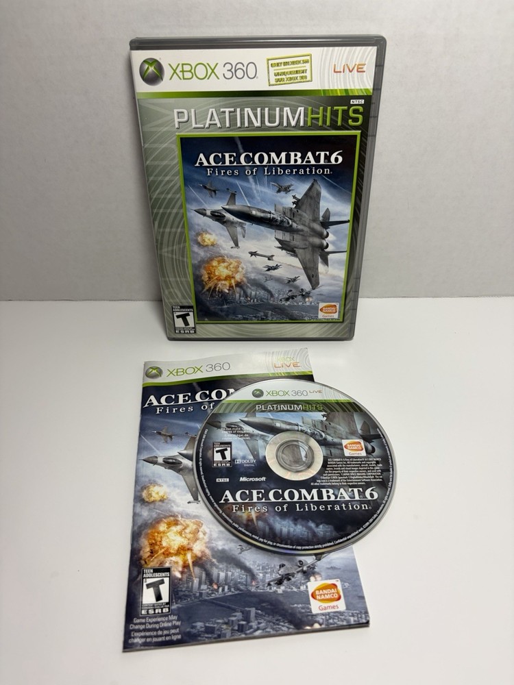 Ace Combat 6 Fires of Liberation - Xbox 360 - Complete - Tested - Excellent Disk-image