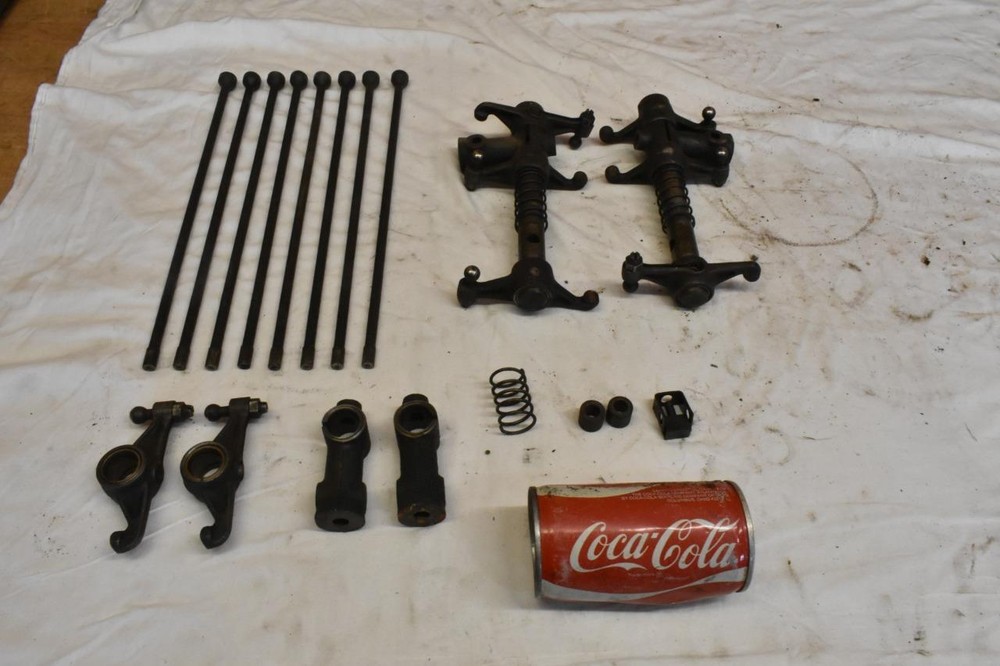 Vintage 1937 International Farmall F-20 Rocker Are Assembly & Push Rods