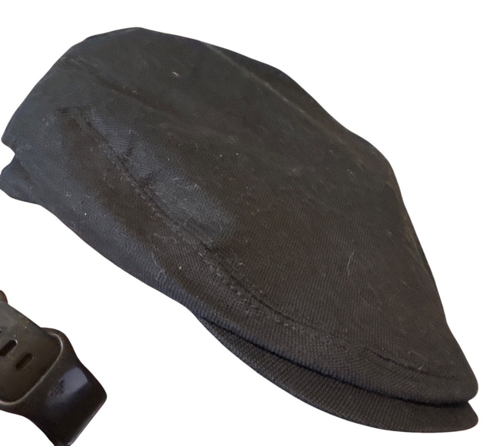 Stetson XL Classic Style Flat Cap Black Hat Newsboy Model