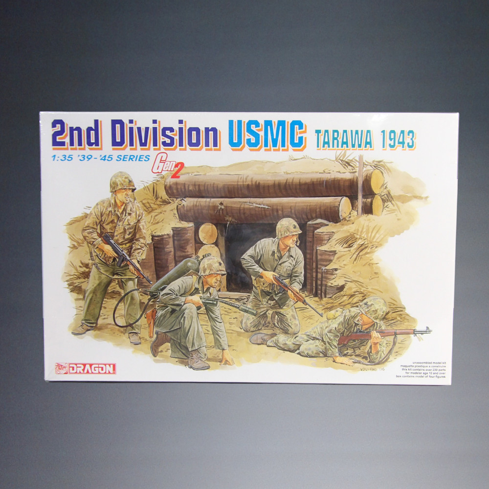 Vintage 2006 Dragon 2Nd Division Usmc Tarawa 1943 Gen 2 Model 1:35 39-45 Series