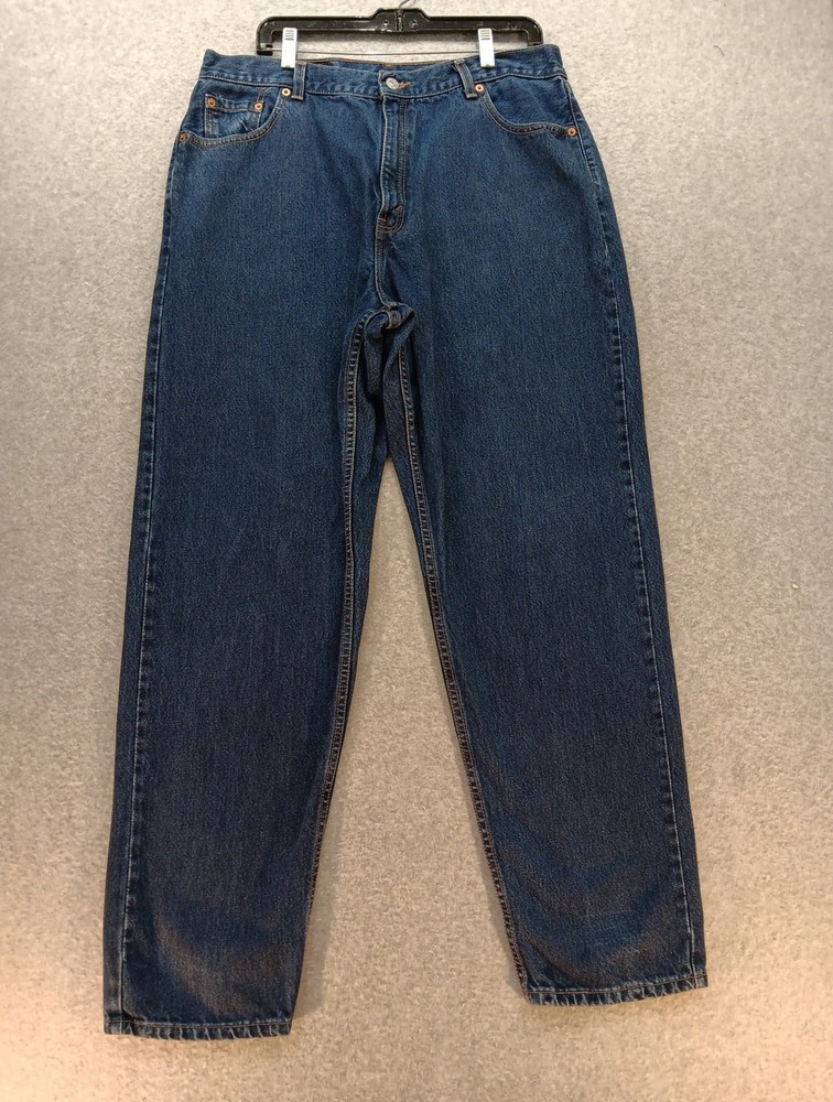 Vintage Levis 560 Jeans Womens 18 Misses Medium Blue Denim Loose Fit Straight