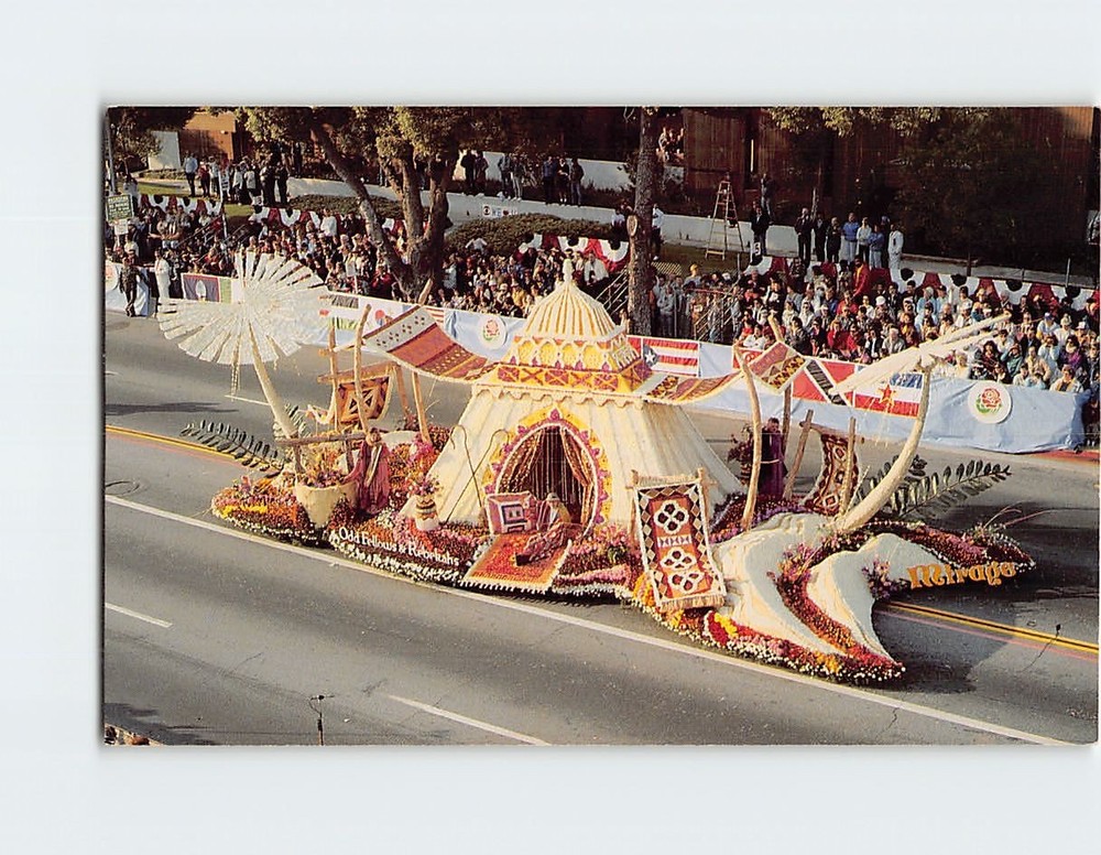 Postcard Odd Fellows Rebekah Float 