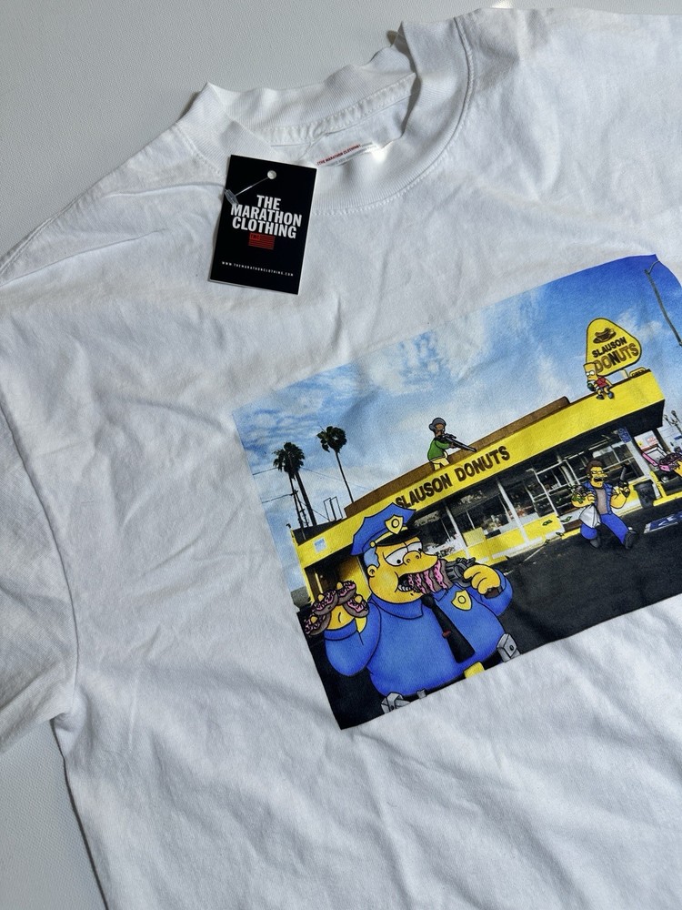 Marathon Crenshaw T-Shirt Rare Simpsons Graphic Tee