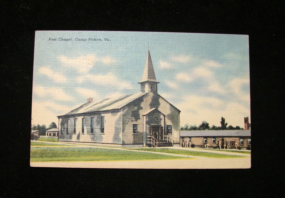 Vintage Postcard Linen 