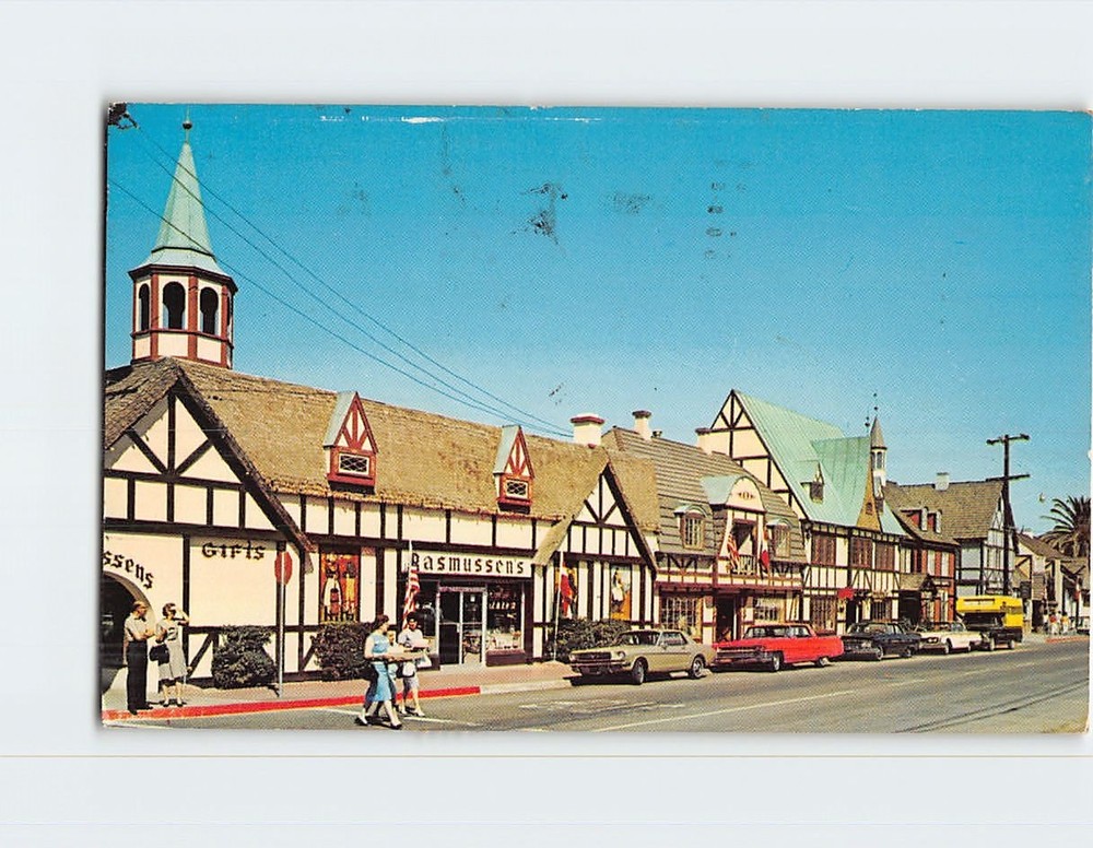 Postcard Copenhagen Drive Solvang California USA
