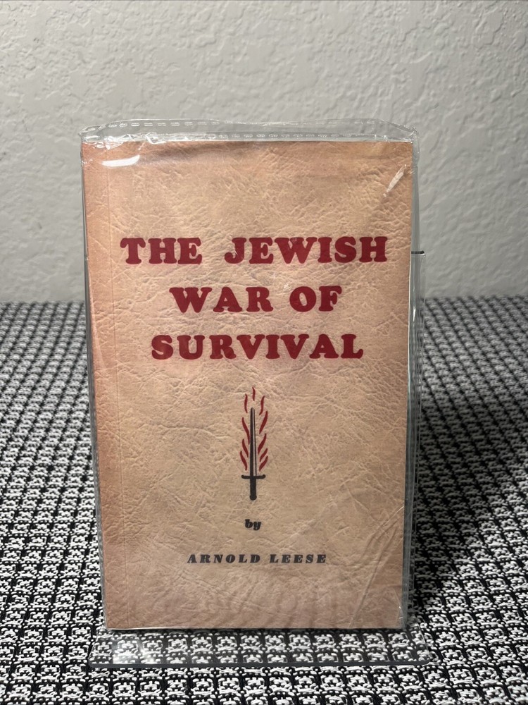 The Jewish War of Survival by Arnold Leese , Reprint , Brand New , paperback