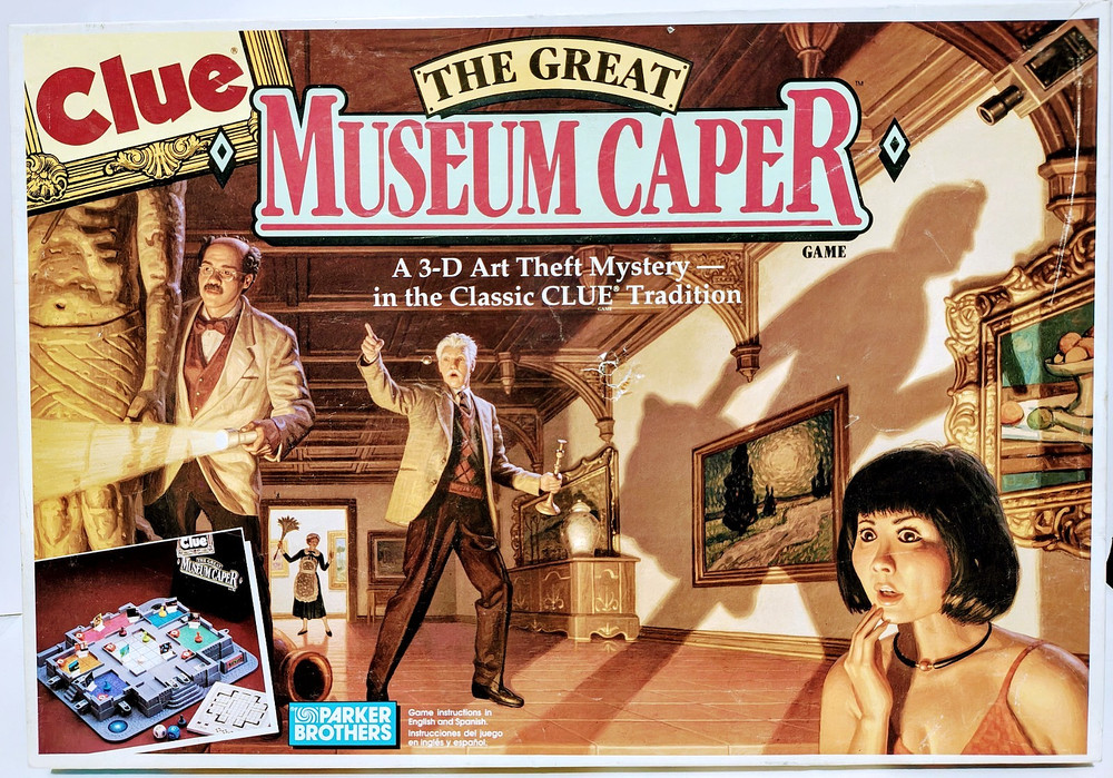 Clue - The Great Museum Caper - Parker Brothers Board Game - Complete - 1991