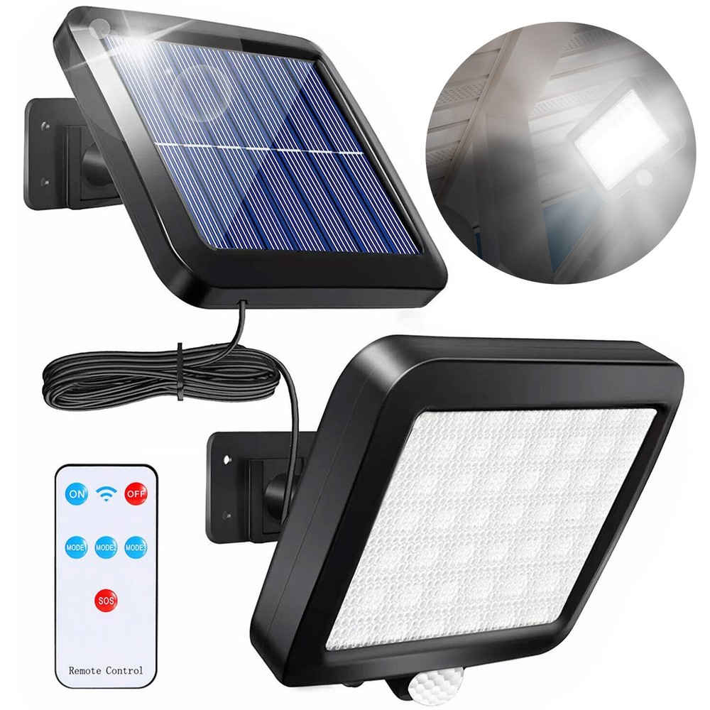 1200000lm LED Solar Street Light Security Flood Lamp Motion Sensor Outdoor Wall