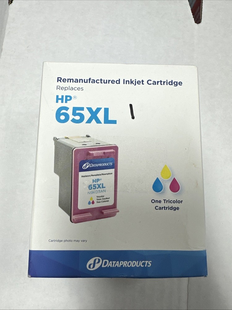 Tri-Color XL High Yield Single Ink Cartridge - Compatible with HP 65XL Ink