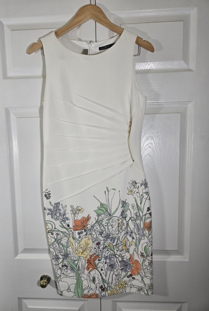 Ivanka Trump  Beige Floral dress size 8 women