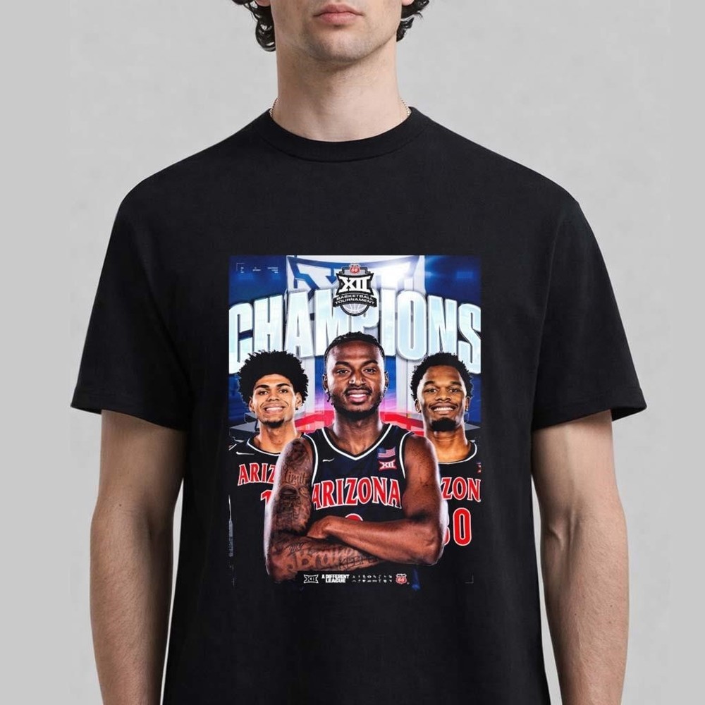 2026 Big 12 Conference Basketball Tournament Champions Arizona Shirt