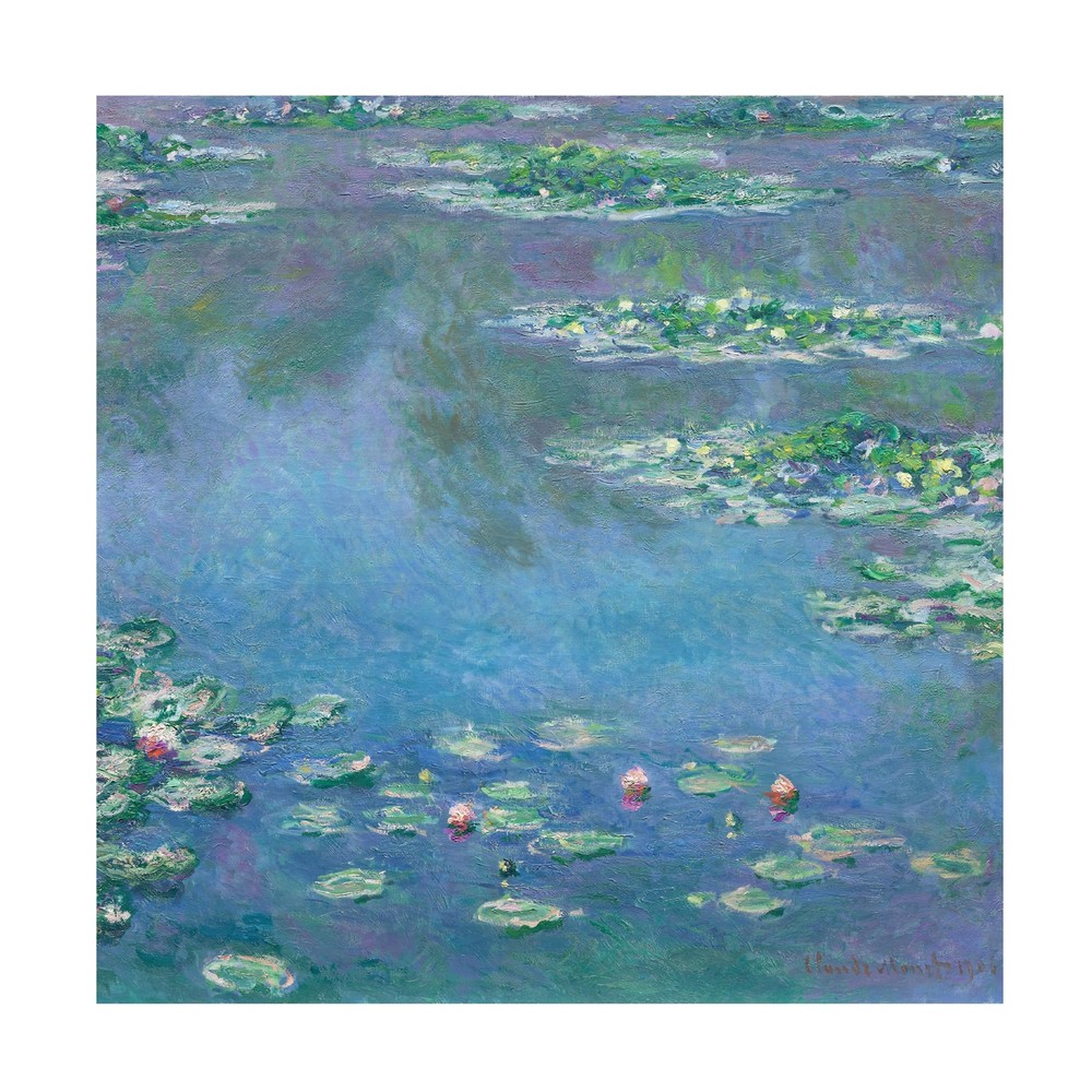 Canvas Wall Art - Claude O Monet 'Monet Water Lilies III' Wall Art for Living...