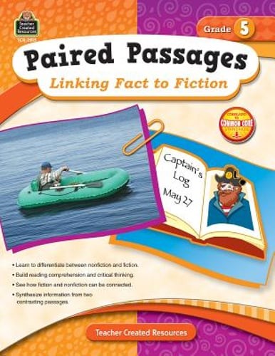 Paired Passages: Linking Fact to Fiction Grade 5 by Ruth Foster: Used