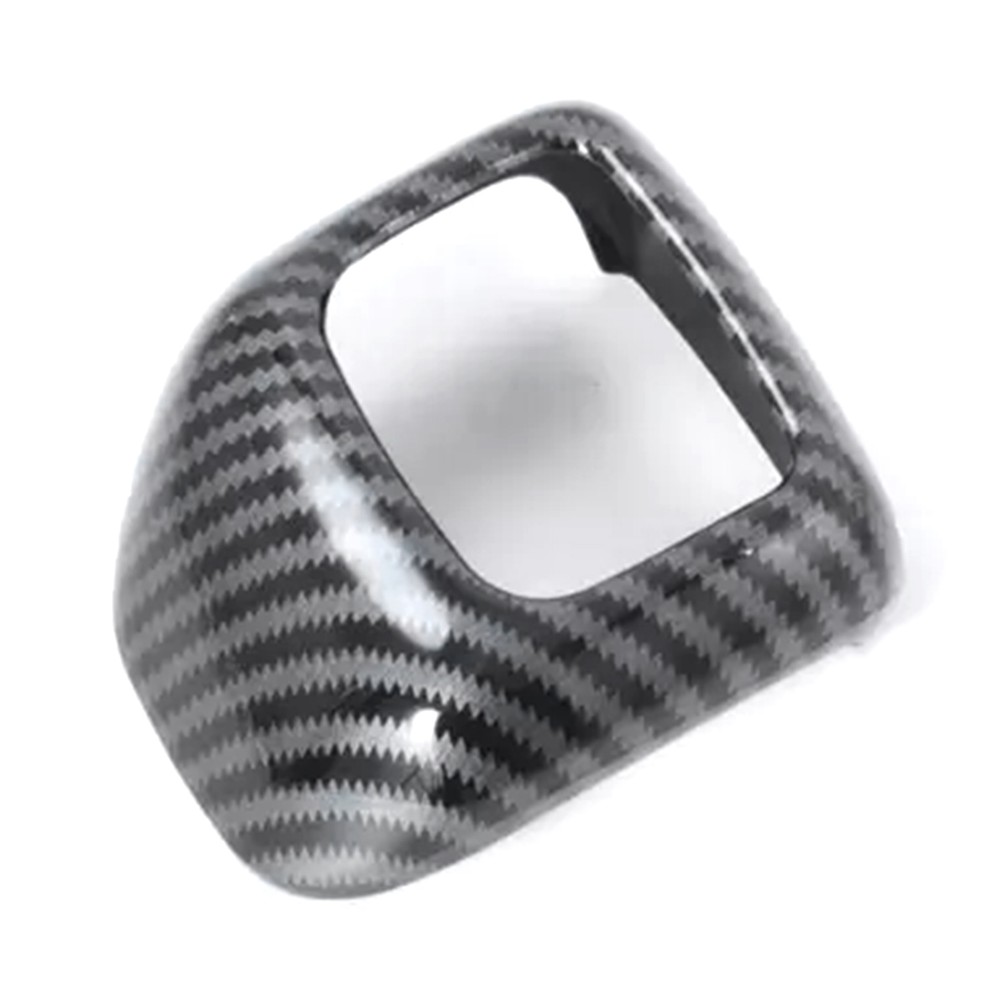 For Nissan Rogue 2021-2024 1Pc Carbon Fiber Look Gear Shift Knob Cover Trim ABS