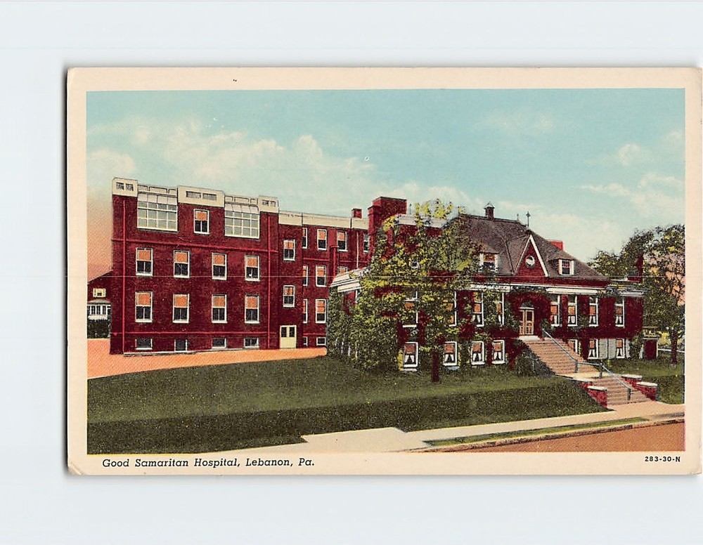Postcard Good Samaritan Hospital Lebanon Pennsylvania USA