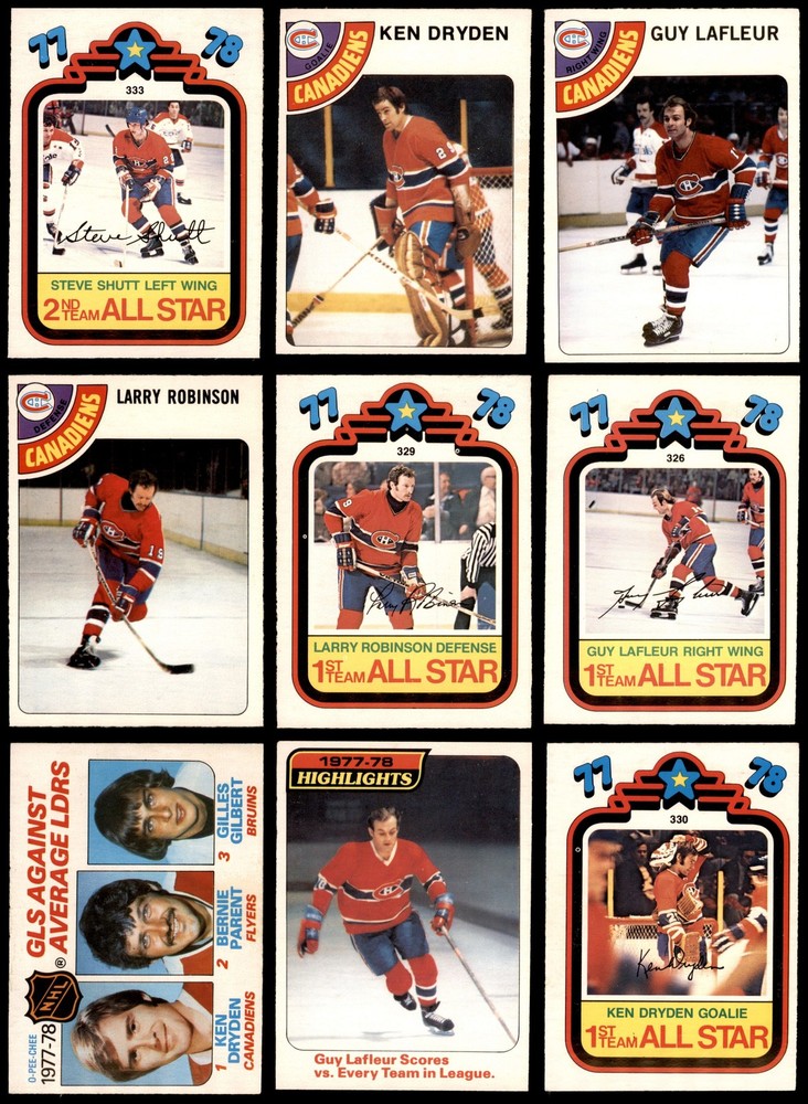 1978-79 O-Pee-Chee Canadiens Near Team Set 6 - EX/MT 5697085 (32 / 35 cards)