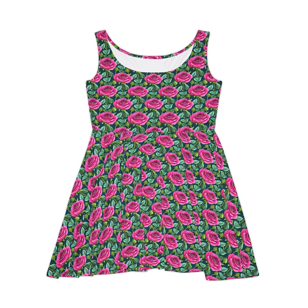 flowers Women's Skater Dress