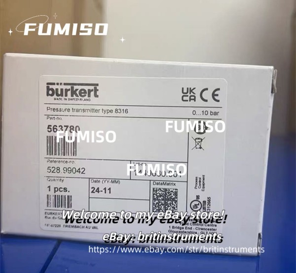 1pcs NEW Burkert pressure transmitter 563780 0-10bar via FedEx or DHL#br