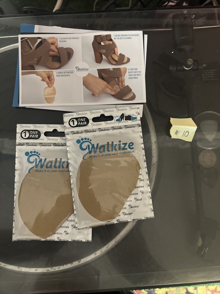 Walkize Metatarsal Pads - Ball of Foot Cushions (2 Pairs, Beige)