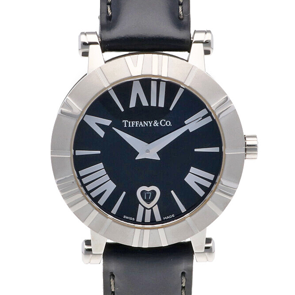Tiffany Co. Atlas Watch Stainless Steel Z1300.11.11A10A71A Women s Used Beauty