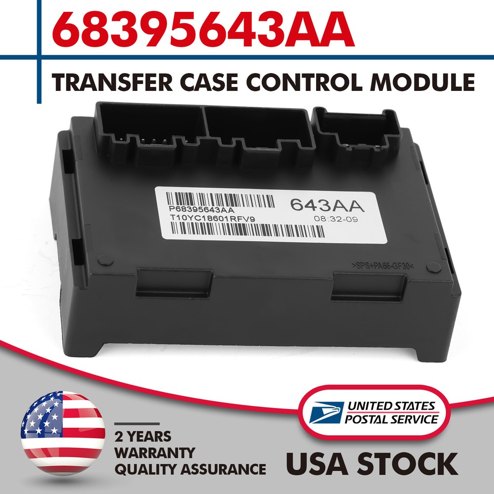 Transfer Case Control Module For Dodge Jeep Grand Cherokee 2011-2013#68395643AA