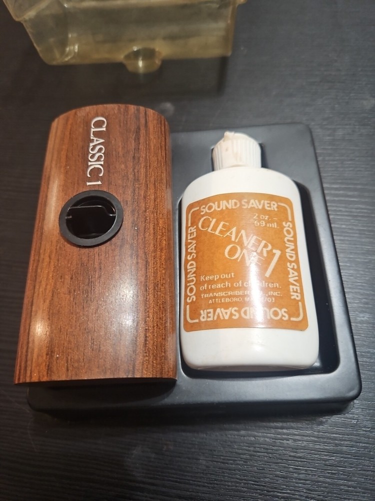 Vintage Wooden Vinyl Record Cleaner Brush by Discwasher Classic MusiCraft for LP Care